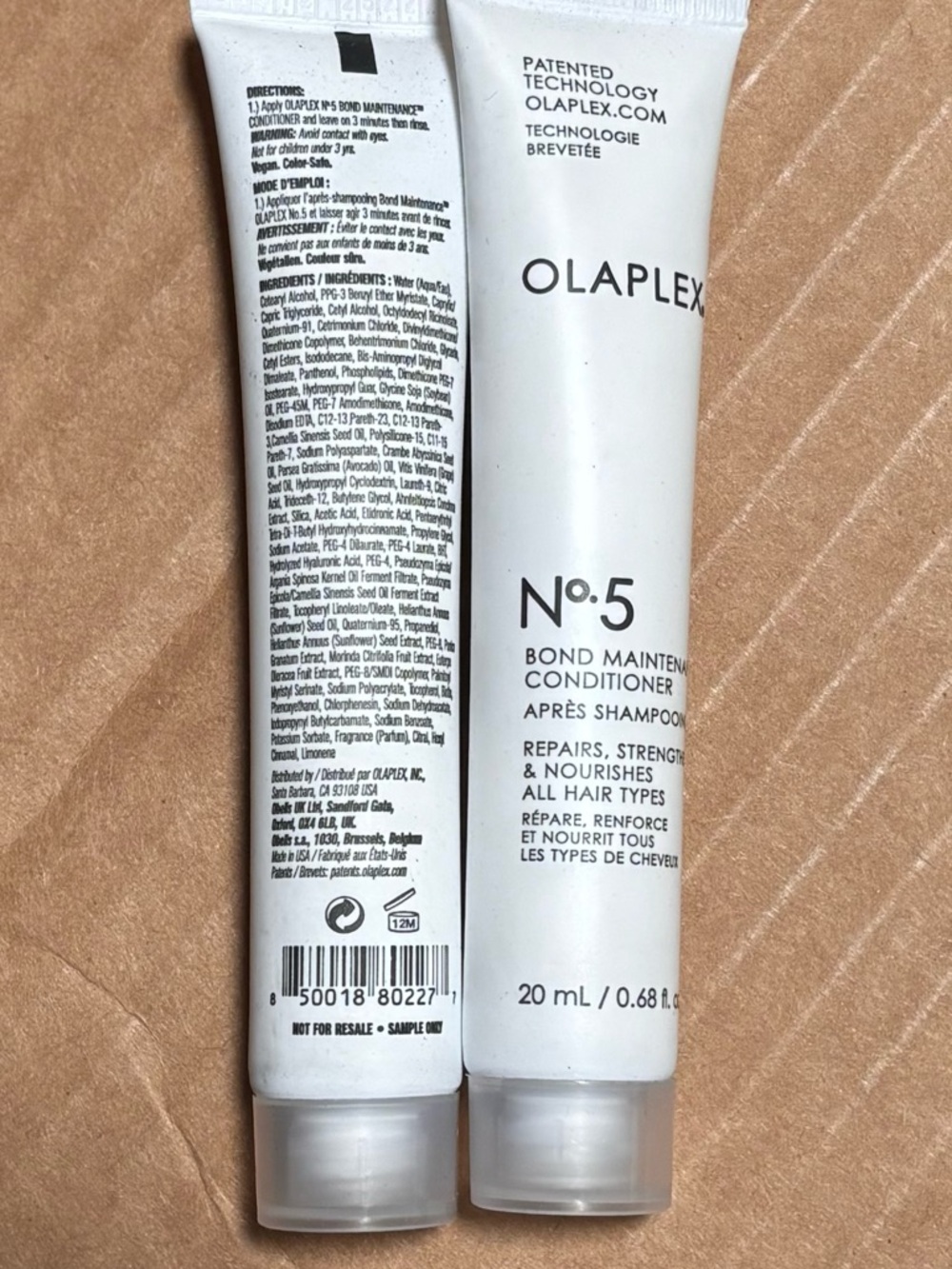 2x OLAPLEX No.5 Bond Maintenance Conditioner — White 20ml